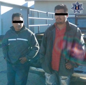 Detenidos Eugenio CL y Servando JJ, de 39 y 23 años de edad