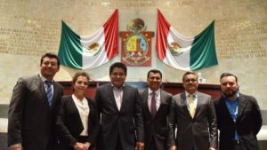 Integrantes de la Junta de Coordinación Política de la Sexagésima Tercera Legilsatura de Oaxaca