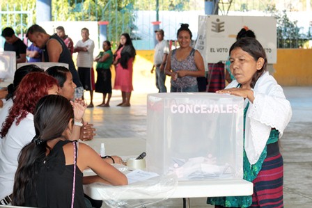 En elecciones en Oaxaca