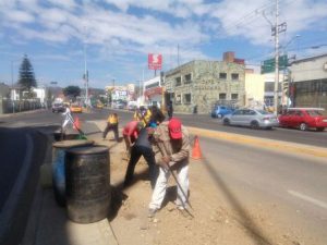 Obra de agua potable en Oaxaca de Juárez
