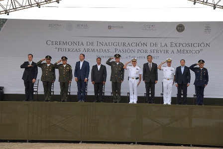 Inauguran exposición “Fuerzas Armadas… Pasión por Servir a México” en Monterrey