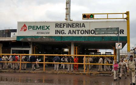 PEMEX expresa sus condolencias a familiares