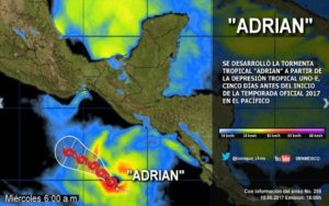 Tormenta tropical "Adrián"