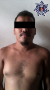 Edgar CA, de 29 años de edad, detenido en la Mixteca.