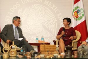 El embajador de Perú en México, Julio Garro Gálvez, agradeció a nombre del Gobierno de su país, el compromiso de México.