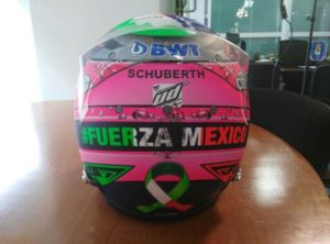 Presentó el casco diseñado con motivos alusivos al espíritu de los mexicanos tras los sismos de septiembre pasado.