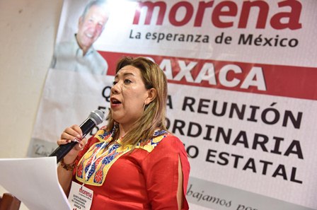 Presidenta de Morena en Oaxaca