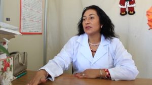 Alma Rosa Chacón Avendaño, encargada del área médica de la Unidad Deportiva CAPCE.