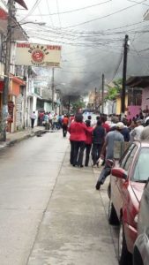 Incendio en Tuxtepec