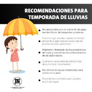 Emiten en Xoxocotlán una serie de recomendaciones por las lluvias.