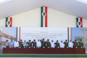 Inauguran obras del Cuartel General de la 20/a Zona Militar.