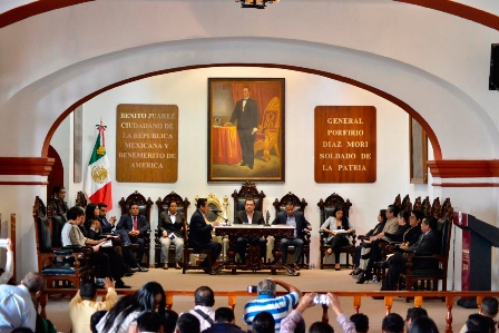 Sesion de Cabildo de Oaxaca de Juárez