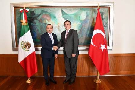 Acuerdan Turquía y México mantener diálogo constructivo, cercano y propositivo
