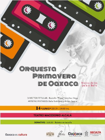 Con un concierto, revivirá la Orquesta Primavera de Oaxaca música de los años 70 y 80