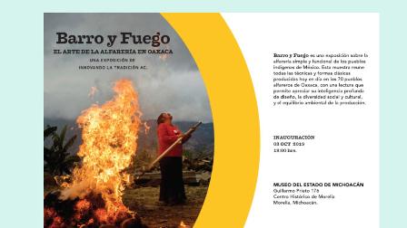 Realizarán exposición “Barro y Fuego, el Arte de la Alfarería en Oaxaca”, en Morelia