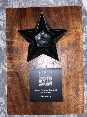 Oaxaca reconocido como Mejor Destino Gourmet en los Food and Travel Reader Awards 2019