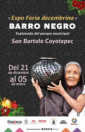 Expo Feria artesanal en San Bartolo Coyotepec por temporada decembrina