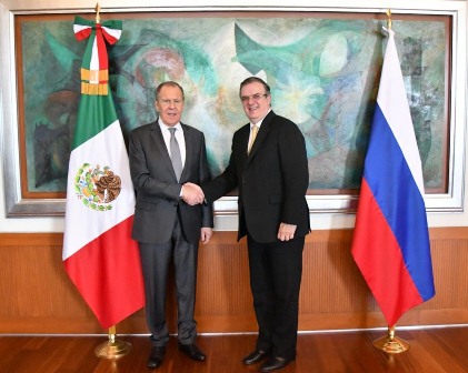 Impulsarán Rusia y México relación económica bilateral y cooperación en diversos ámbitos