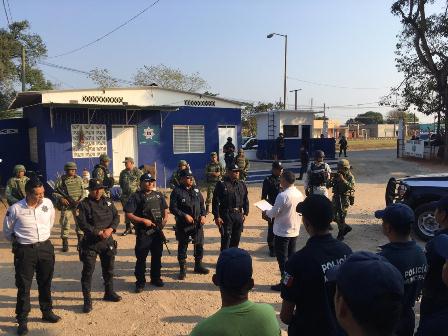 Reinstala Secretaría de Seguridad Comandancia de la Policía Estatal en Loma Bonita, Oaxaca