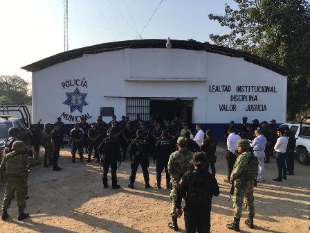 Asume la SSPO coordinación de las policías Municipal y Vial de Loma Bonita, Oaxaca