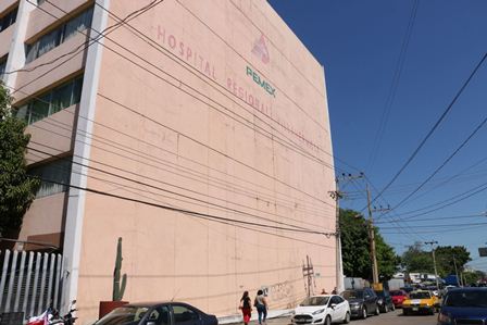Avance favorable en recuperación de pacientes en Hospital Regional de Pemex en Villahermosa