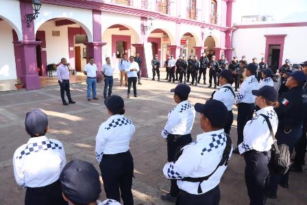Activa Policía Municipal de Santa Lucía del Camino protocolo de prevención ante Covid-19