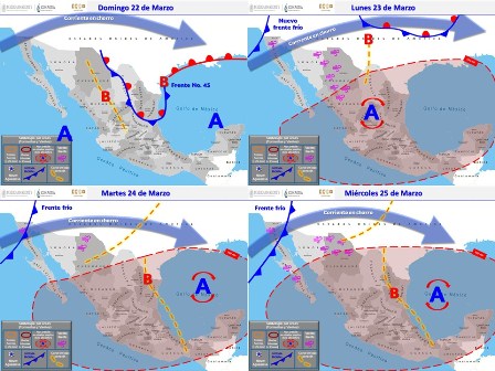 Prevén lluvias fuertes, descargas eléctricas y granizo en Valle de México, noreste y oriente del país