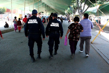 Reitera Ayuntamiento de Oaxaca respaldo a la Policía Municipal ante Covid-19