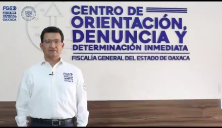 Lanza Fiscalía de Oaxaca plataforma digital: Denuncia en Línea