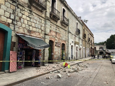 En Declaratoria de Emergencia 15 municipios más, y en desastre 157 por sismo en Oaxaca