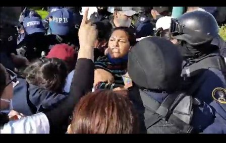 Exigen liberación inmediata de personas detenidas durante manifestación en Guanajuato