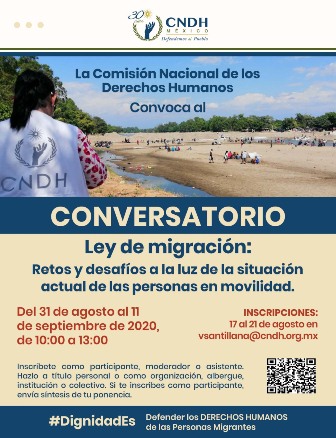 Conversatorio “La Ley de Migración: Retos y desafíos a la luz de la situación actual de las personas en movilidad”