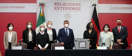 Recibe México apoyo del Gobierno de Alemania para enfrentar la pandemia de Covid-19