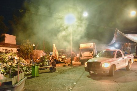 Emprenden Ayuntamiento de Oaxaca y SSO acciones contra el dengue en el Mercado de Abasto