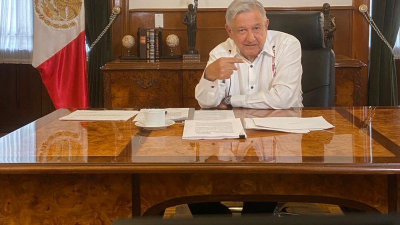 “VAMOS A SEGUIR INSISTIENDO EN LIMPIAR DE CORRUPCIÓN AL PAÍS”, ASEVERÓ EL PRESIDENTE AMLO