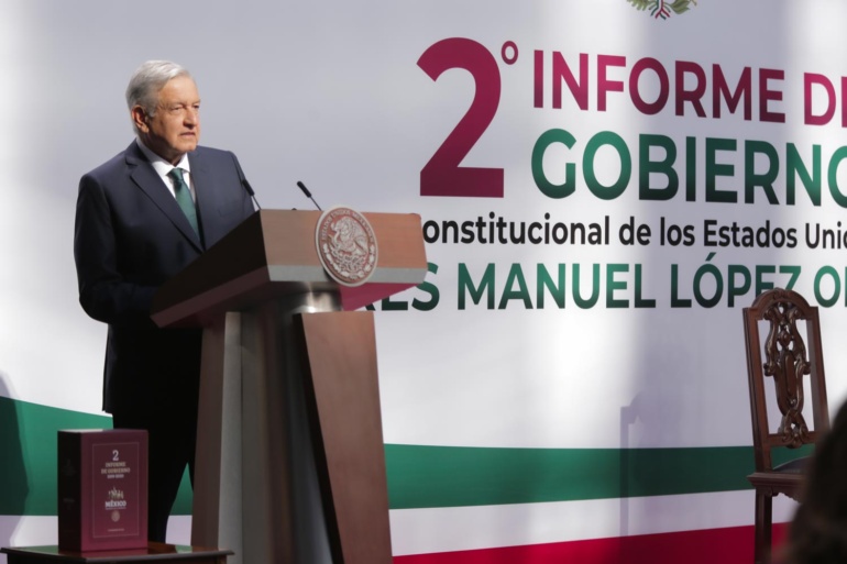 DISCURSO DEL PRESIDENTE ANDRÉS MANUEL LÓPEZ OBRADOR EN SU SEGUNDO INFORME DE GOBIERNO