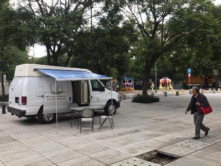 Pone CNDH a disposición unidades móviles para recepción de quejas en calles del Centro Histórico