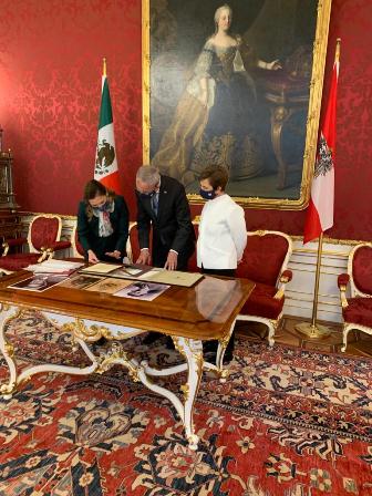 Impulsa México cooperación con Austria en materia de cultura y memoria histórica