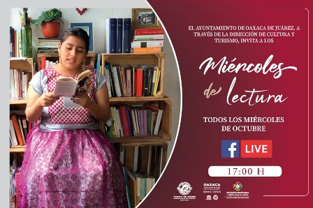 Promueve Ayuntamiento de Oaxaca de Juárez el programa “Miércoles de Lectura”