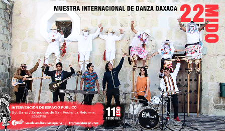 Con intervención en espacio público, abre la 22 Muestra Internacional de Danza Oaxaca