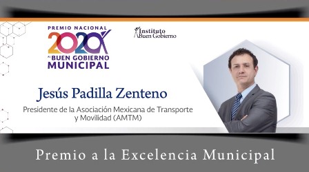 Recibe Jesús Padilla Zenteno Premio a la Excelencia Municipal de la FENAMM