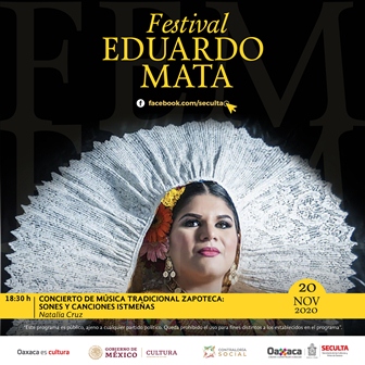 Natalia Cruz y Faustino Díaz cautivarán al público oaxaqueño en el Festival Eduardo Mata