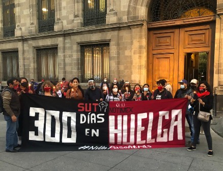 Cumple huelga de Notimex 300 días, en espera de fallo de imputabilidad