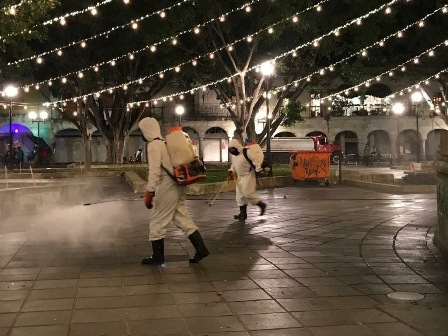 Desinfección Centro Histórico