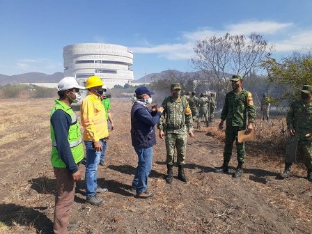 Atiende Coesfo incendios forestales en los Valles Centrales de Oaxaca; Dos activos