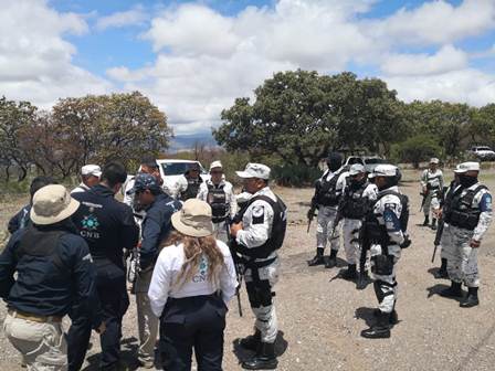 Dan continuidad al plan de búsqueda de Claudia Uruchurtu Cruz en Nochixtlán, Oaxaca