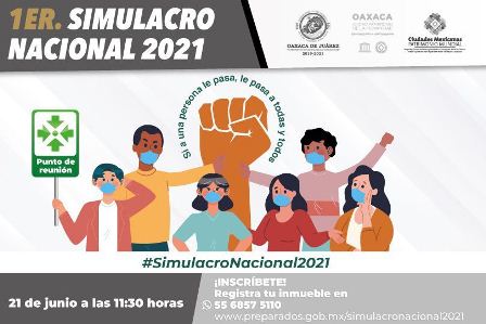 Reprograman Primer Simulacro Nacional para el próximo 21 de junio: Ayuntamiento de Oaxaca