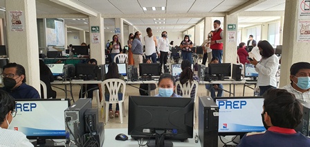 Realiza Instituto Electoral de Oaxaca con éxito primer simulacro general del PREP