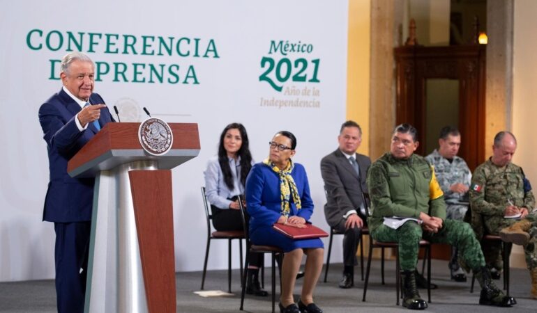 Conferencia de prensa matutina del presidente Andrés Manuel López Obrador. Miércoles 21 julio 2021. Versión estenográfica.