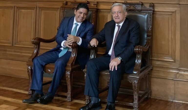 Presidente se reúne con gobernador electo de San Luis Potosí